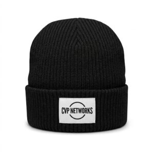 Gorro beanie CVP Networks negro
