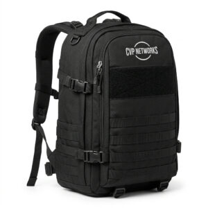 Mochila militar táctica CVP Networks negra