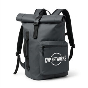 Mochila urbana roll-top CVP Networks gris carbón