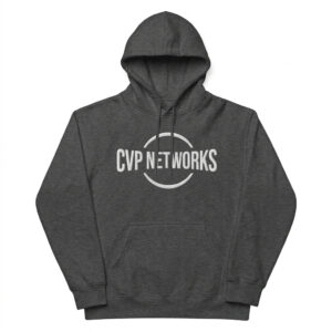 Sudadera con bordado 3D CVP Networks gris carbón