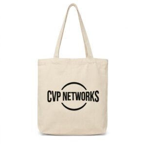 Tote Bag CVP Networks de lona natural